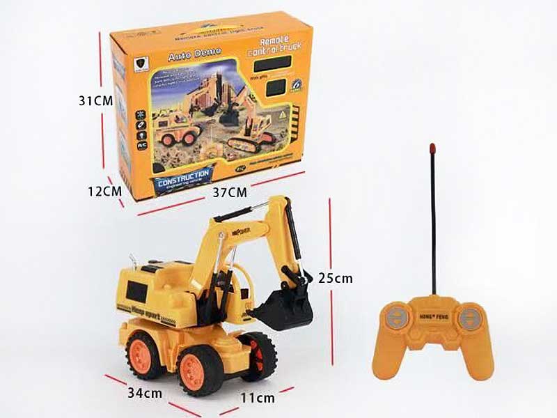 R/C Stunt Construction Truck 6Ways W/L toys