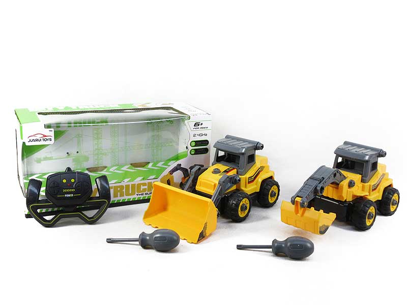 2.4G R/C Diy Construction Truck 4Ways(2S) toys