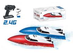 2.4G 3Channels R/C Speedboat W/Charge(2C)