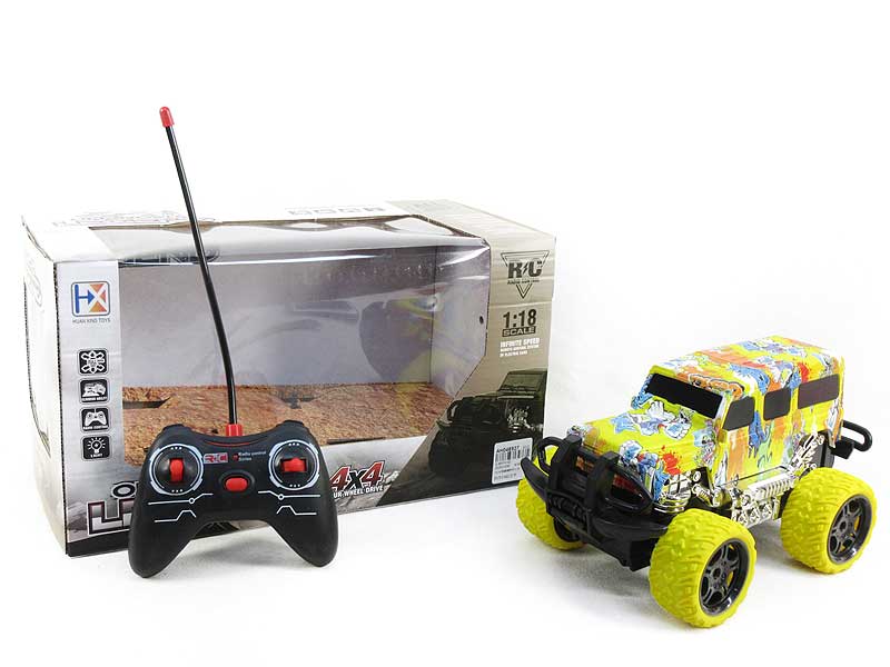 1:18 R/C Cross-country Car 4Ways W/L(2C) toys