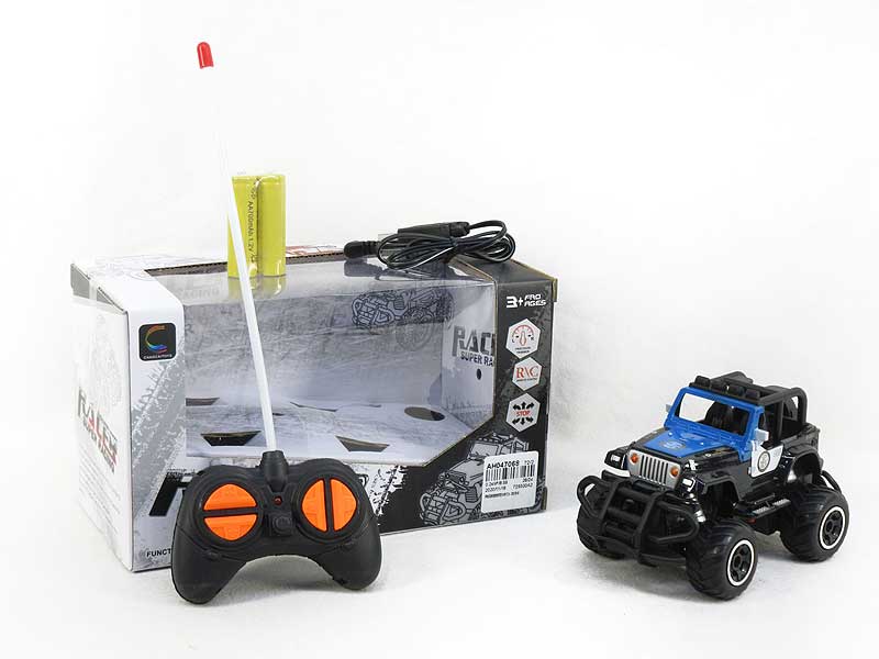 R/C Cross-country Police Car 4Ways W/L_Charge(2C) toys