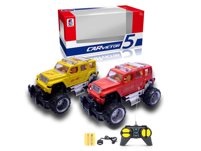 1:24 R/C Cross-country Jeep 4Ways W/Charge(2C) toys