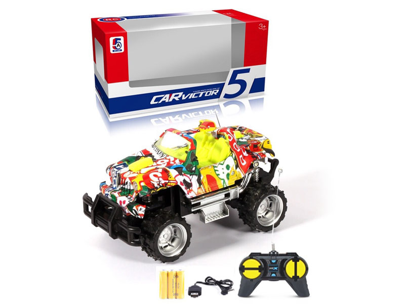 1:24 R/C Cross-country Car 4Ways W/Charge toys