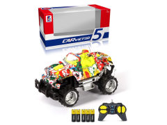 1:24 R/C Cross-country Car 4Ways W/Charge