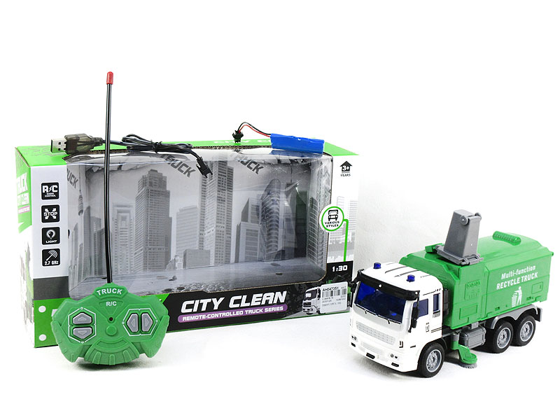 R/C Sanitation Truck W/L_Charge toys