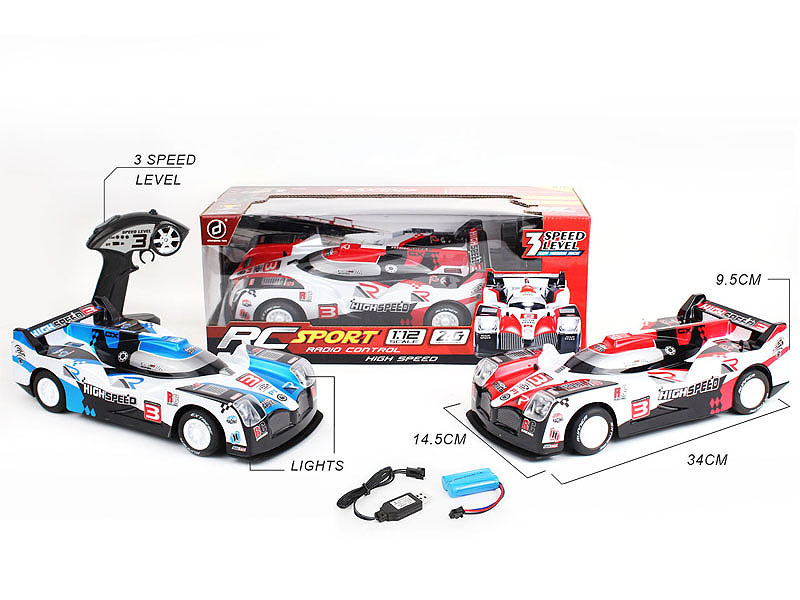 2.4G 1:12 R/C Racing Car 4Way W/L_Charge(2C) toys