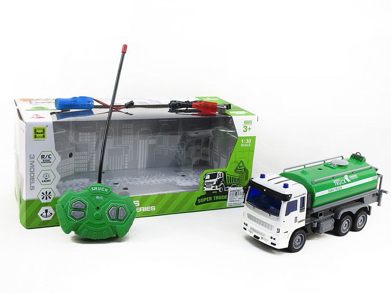 1:30 R/C Sanitation Truck 4Ways W/L_Charge toys