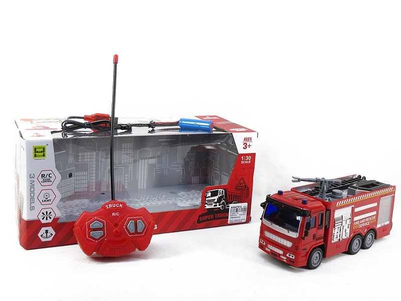 1:30 R/C Fire Engine 4Ways W/L_Charge toys