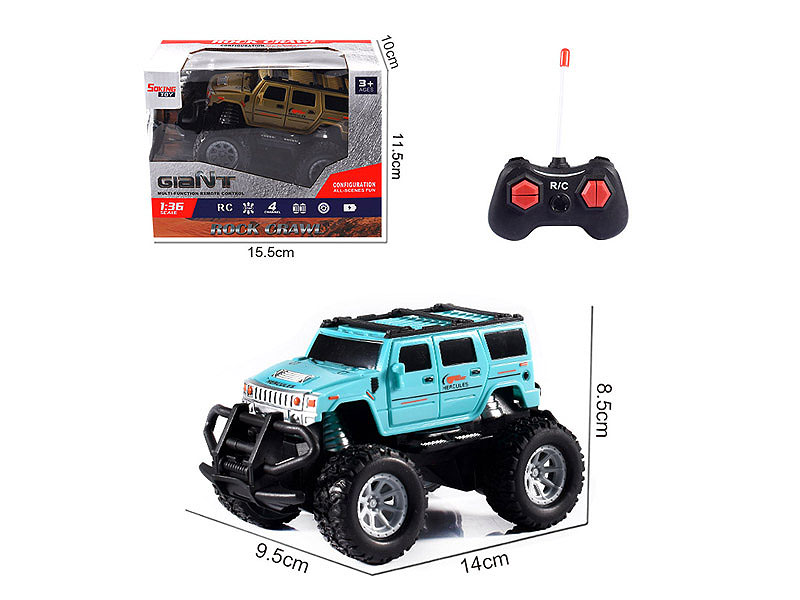 1:36 R/C Car 4Ways(2C) toys