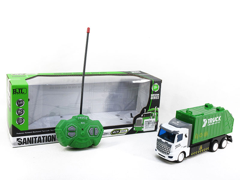 1:48 R/C Sanitation Truck W/L toys