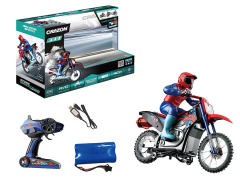 2.4G 1:10 R/C Spray Motorcycle W/Charge