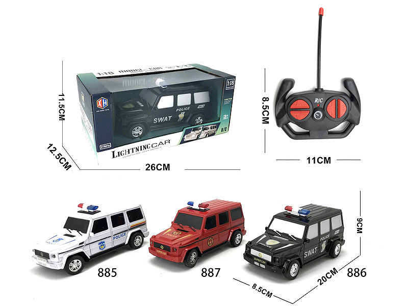 R/C Police Car 4Ways(3S3C) toys