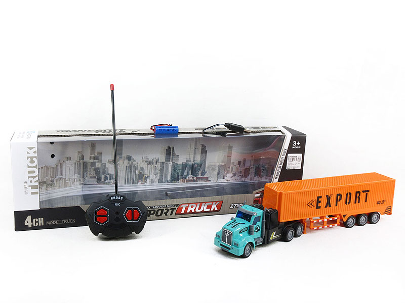 1:48 R/C Container Truck 4Ways W/L_Charge toys