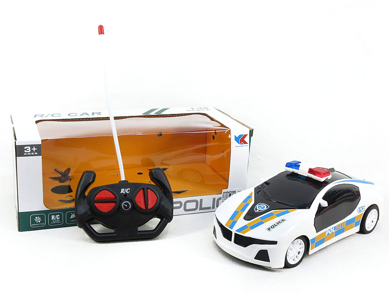 1:18 R/C Police Car 4Ways W/L(2C) toys