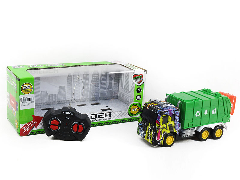 R/C Sanitation Car 4Ways W/L toys