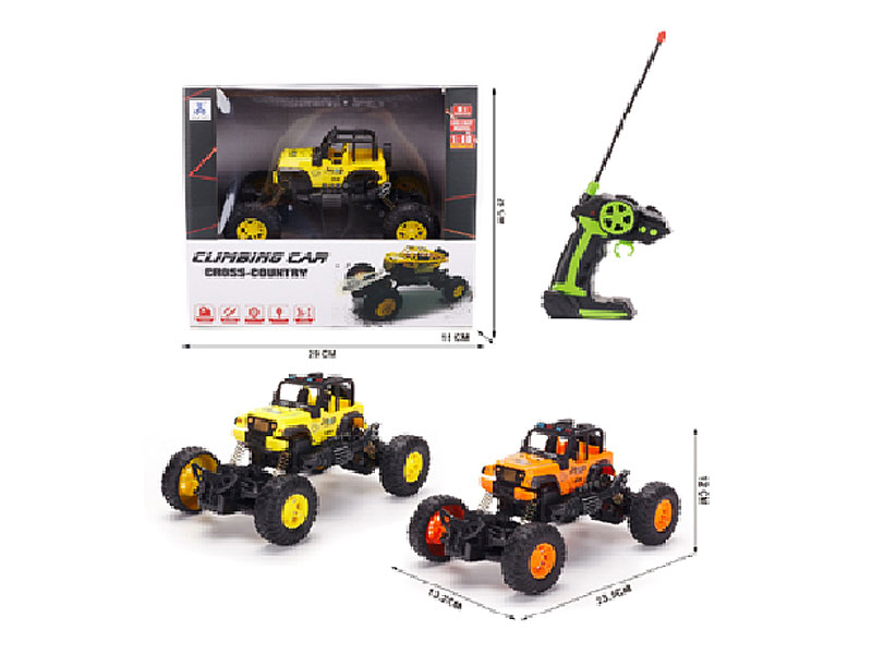 1:18 R/C Jeep 4Ways W/L(2C) toys
