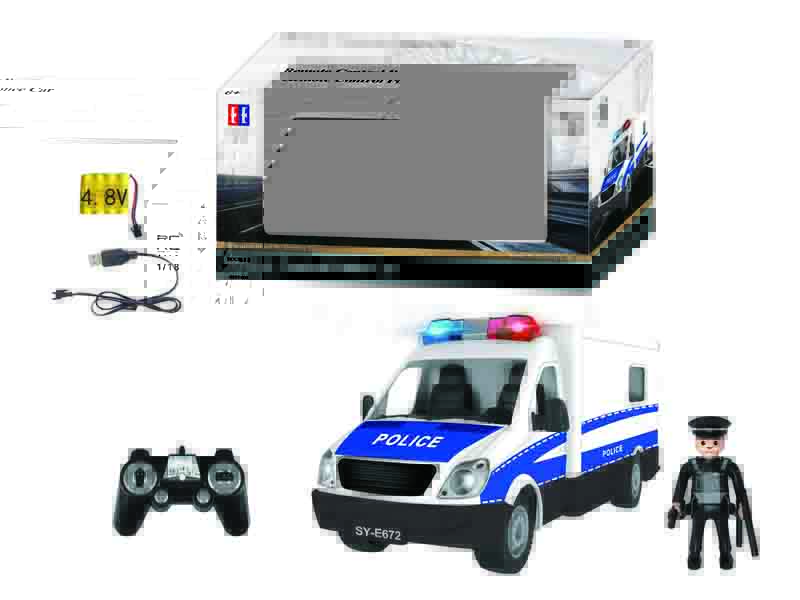 1:18 R/C Police Car W/Charge toys