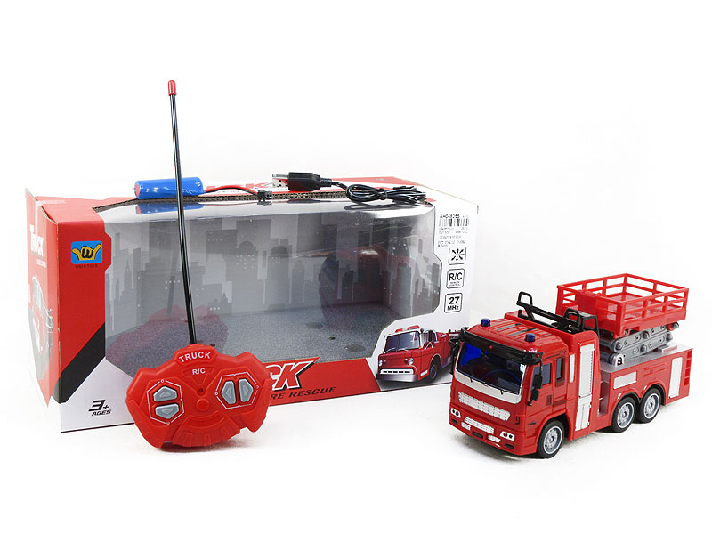 1:30 R/C Fire Engine 4Ways W/Charge toys