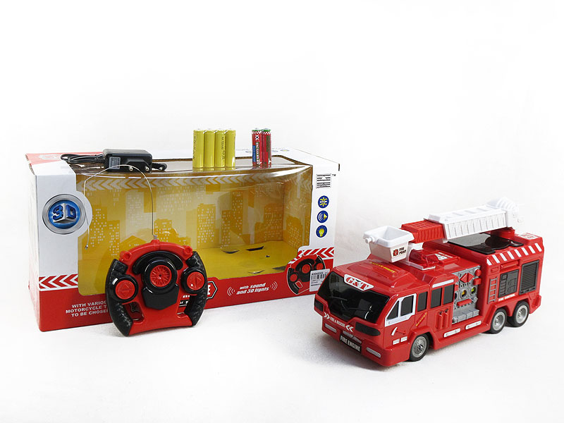 R/C Fire Engine 4Ways W/L_M_Charge toys