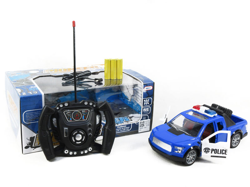 R/C Police Car 4Ways W/Charger(2C) toys