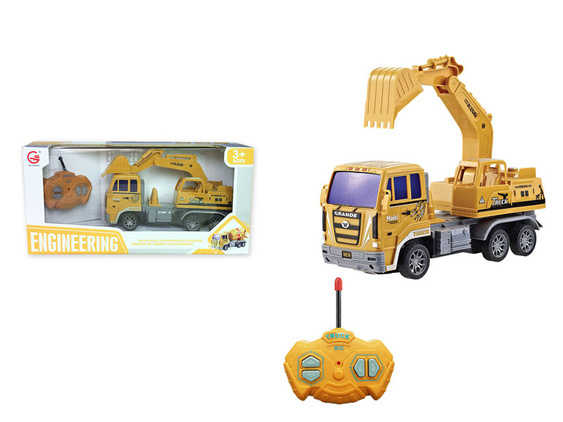 1:28 R/C Construction Truck 4Ways W/L toys