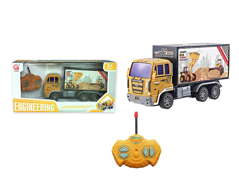 1:28 R/C Construction Truck 4Ways W/L toys