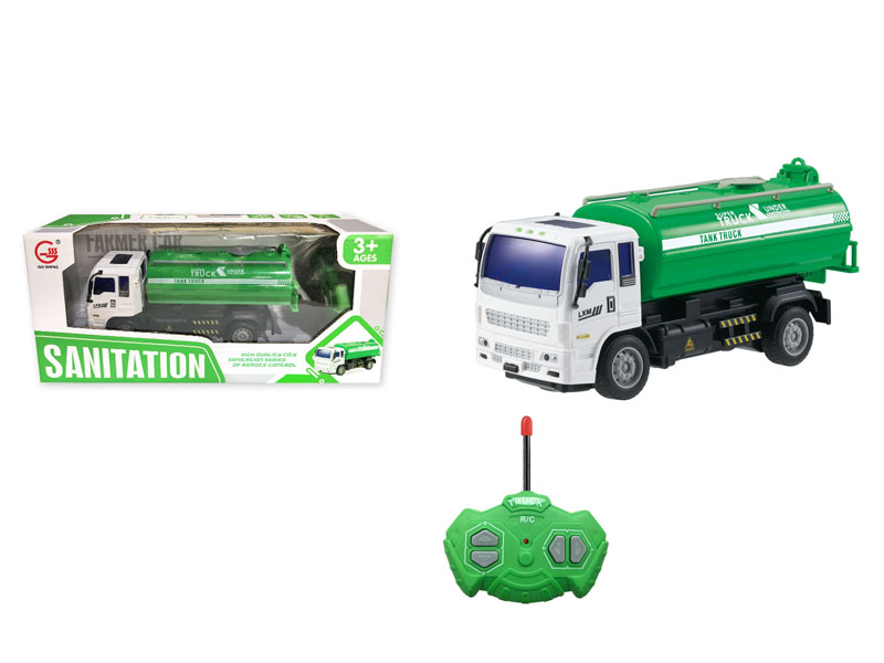 1:32 R/C Sanitation Car 4Ways W/L toys