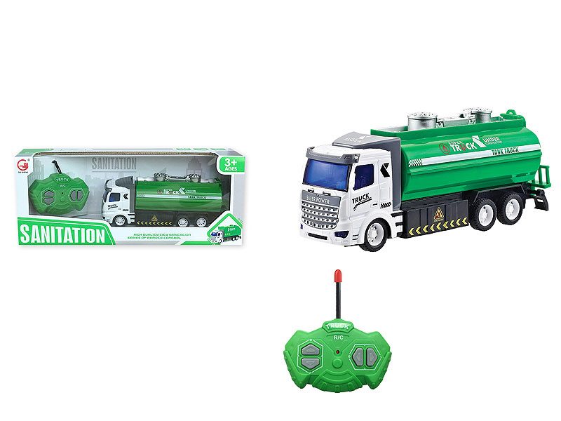 1:36 R/C Sanitation Car 4Ways W/L toys