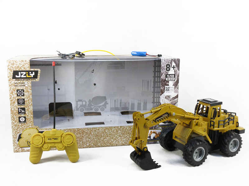 R/C Construction Truck 8Ways W/Charge toys