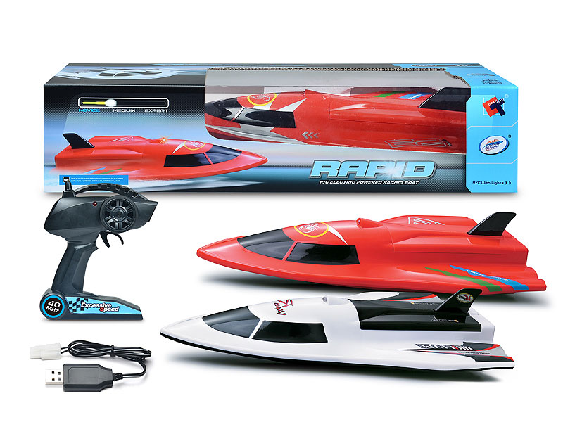 2.4G R/C Boat W/L_Charge toys