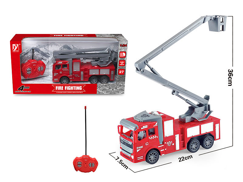 1:24 R/C Fire Engine 4Ways toys