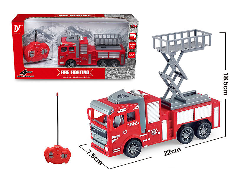 1:24 R/C Fire Engine 4Ways toys