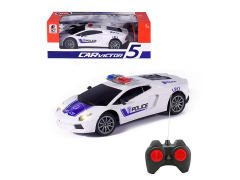 1:28 R/C Police Car 4Way W/L