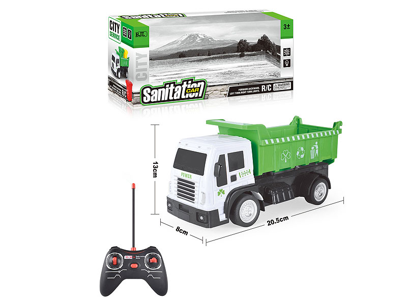 1:36 R/C Garbage Truck 4Ways W/L toys