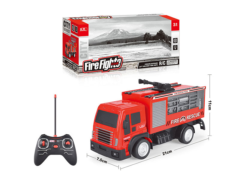 1:36 R/C Fire Engine 4Ways W/L toys