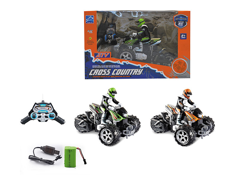 1:12 R/C Motorcycle 4Ways W/Charge toys