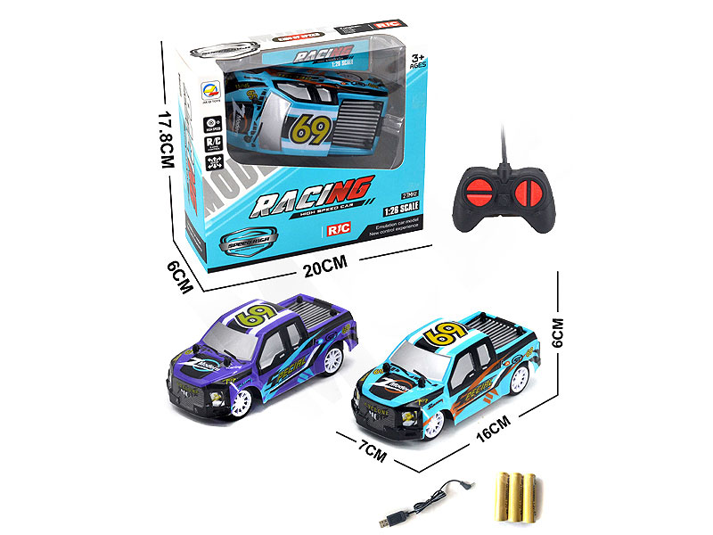 1:26 R/C Car 4Ways W/L_Charge(2C) toys