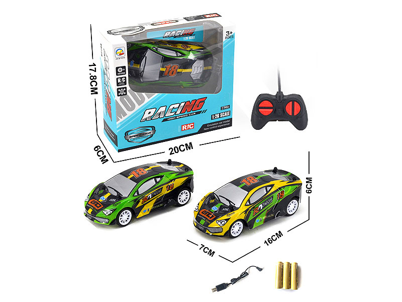 1:26 R/C Car 4Ways W/L_Charge(2C) toys