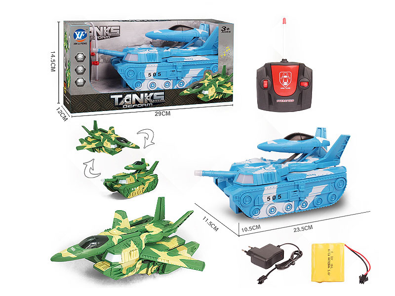 1:42 R/C Transforms Tank 5Ways W/L_M_Charge(2C) toys