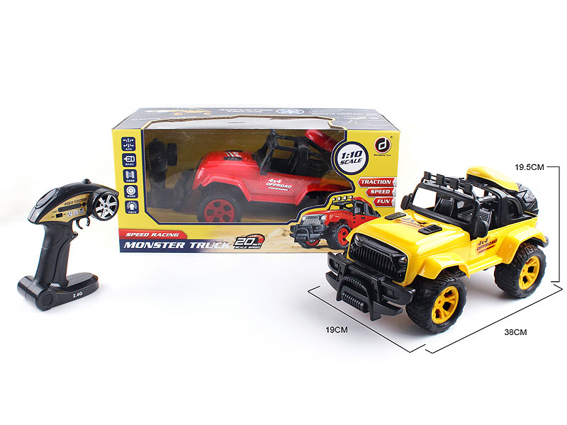 2.4G 1:10 R/C Cross-country Car 4Ways(2C) toys