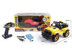 2.4G 1:10 R/C Cross-country Car 4Ways W/Charge(2C)