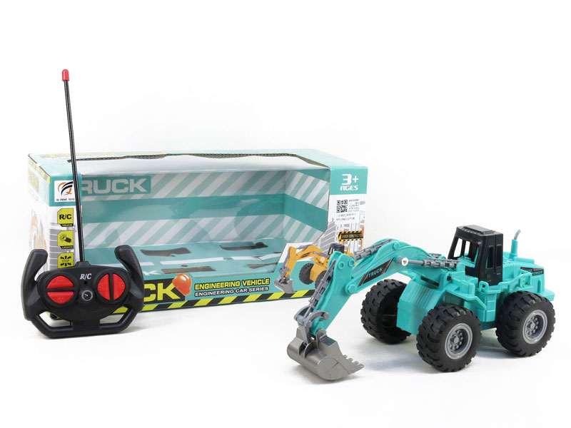 1:18 R/C Construction Truck 4Ways W/L toys