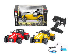 2.4G 1:12 Die Cast Spray Racing Car R/C W/Charge