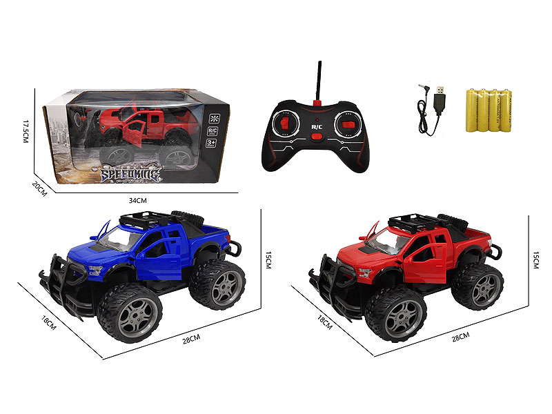 R/C Cross-country Car 4Ways W/L_Charger(2C) toys