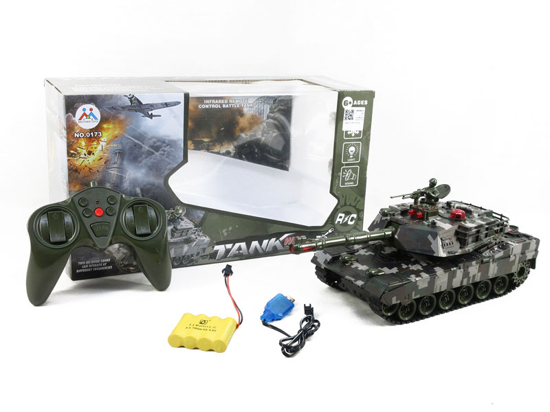 2.4G R/C Tank W/Infrared_Charge toys