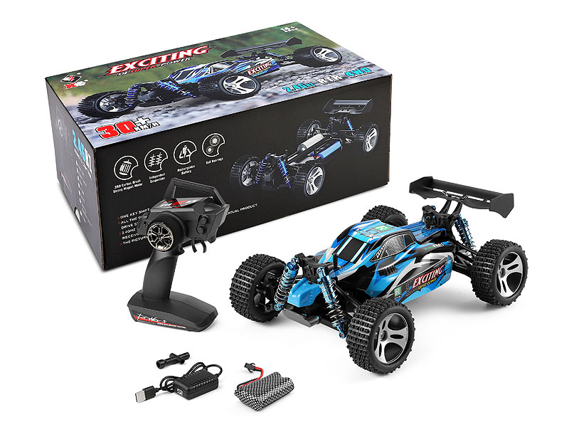 2.4G 1:18 R/C 4Wd Cross-country Car W/Charge toys