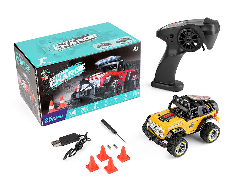 2.4G 1:32 R/C Cross-country Car W/Charge toys
