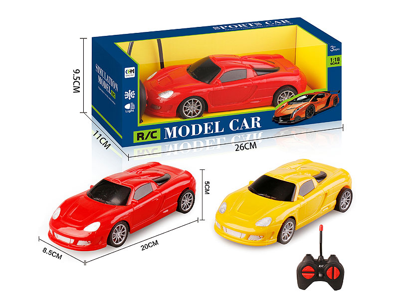 1:18 R/C Car 4Ways(2C) toys