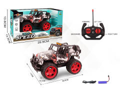 1:14 R/C Cross-country Jeep 4Ways W/Charge