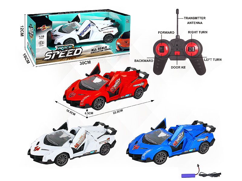 1:18 R/C Racing Car 5Ways W/L_Charge(3C) toys